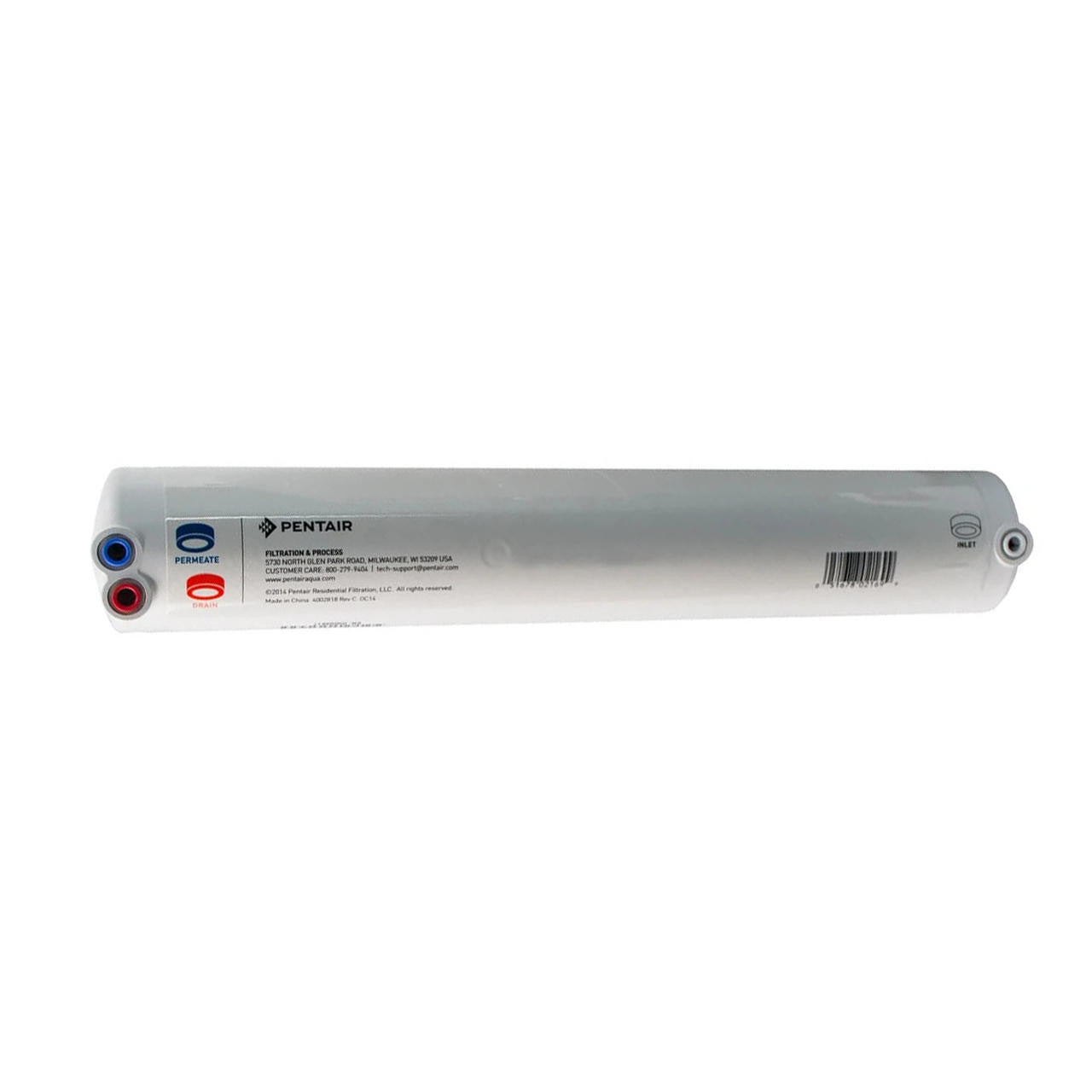 Pentair GRO-75EN 75 GPD encapsulated RO membrane with 1/4-inch quick-connect fittings, part 4004425